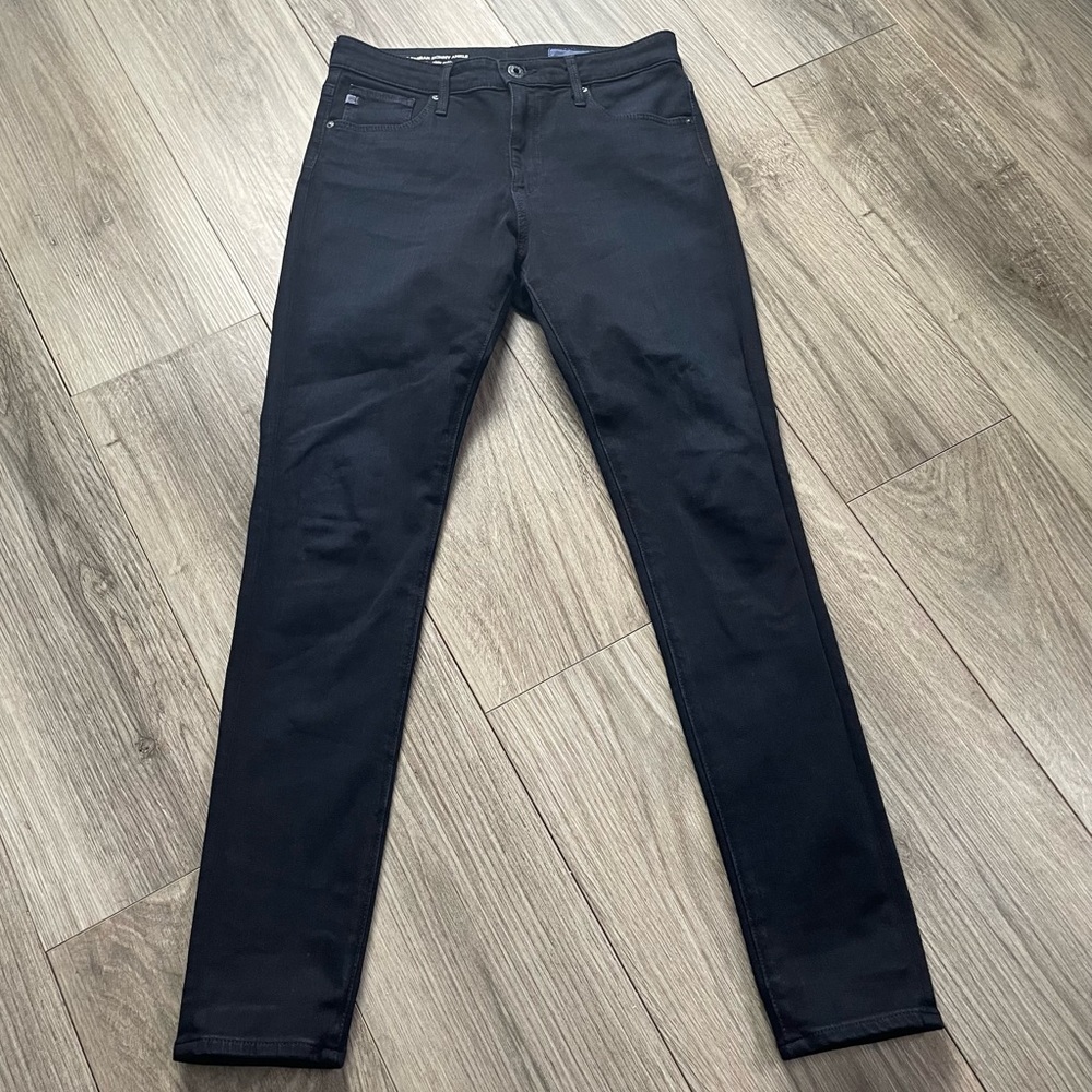 AG Jeans Dark Wash Denim Women Size 26 Stretch High Waist Skinny Ankle Jeans